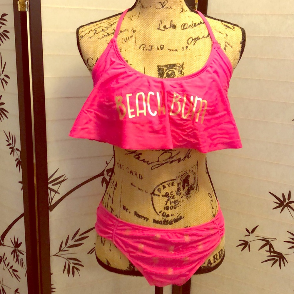 Hot Pink “Beach Bum” Bikini